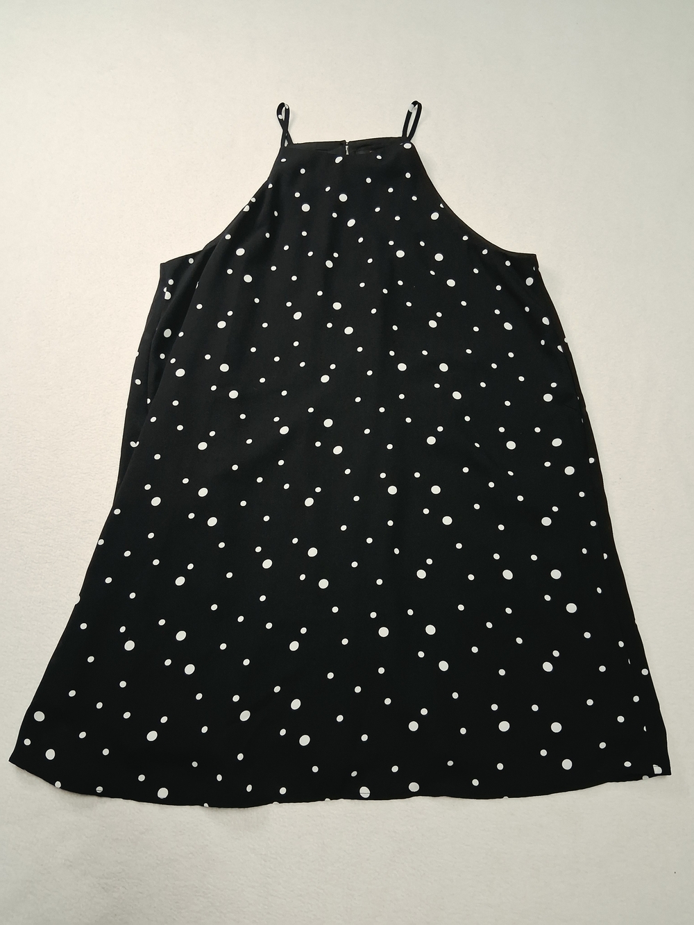 Forever 21 Black Polka Dot Halter Sundress